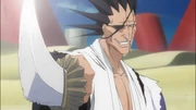 Le Zanpakutô de Kenpachi sous sa forme scellée