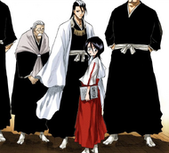 Byakuya meets with Rukia for the first time with the intention of adopting her into the Kuchiki Clan.