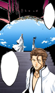 Tōsen, Aizen, and Gin prepare to invade Karakura Town.