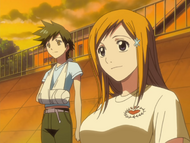 Orihime and Tatsuki reminisce.