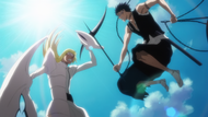 Findorr blocks Hisagi.