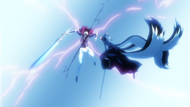 Ichigo cuts Ginjō.