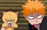 Kon and Ichigo Kurosaki gag.