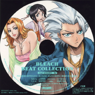 Rangiku, Hitsugaya, and Hinamori on the cover of the second volume of the second Bleach Beat Collection session.