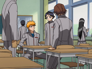 Ichigo, Mizuiro, and Keigo.