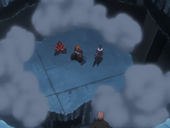 Rangiku saves herself, Sado, and Noba from Baura.