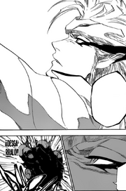 Grimmjow destruye el corazon de Askin