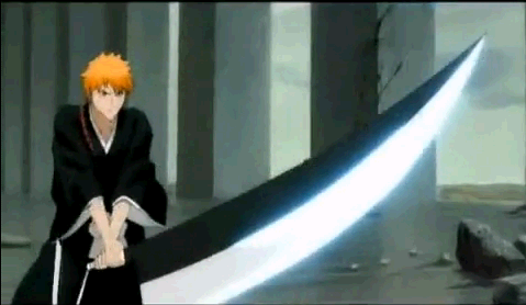 bleach ichigo first sword