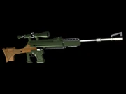 The Missionary, Angelika's trademark sniper rifle.