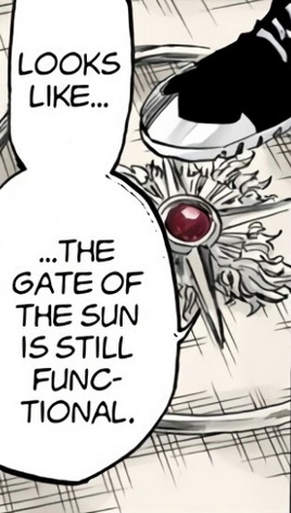 Sun Gate plate