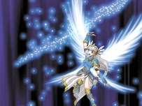 A Varukirii or Valyrie controling light and making it into a spear.