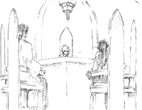 The heads of the Tsunayashiro, Kuchiki, and Shihōin gather at  behest to discuss the Soul King.