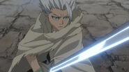 Hitsugaya's ragged outfit during the Ōin crisis.
