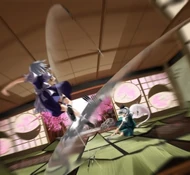 Kiyoko use of Sonic Cut in her youth
