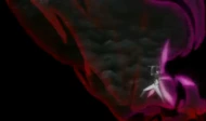 Kūgo unleashes Getsuga Tenshō.