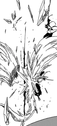 Averian cuts Hitsugaya.
