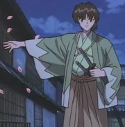 Juushin as a teenage soldier.