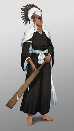 Bashō with his Zanpakutō.