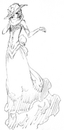 Roka's disguise during her time in the human world.