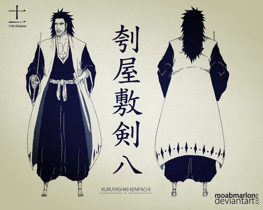 Kenpachi Kuruyashiki Bleach Fan Fiction Wiki Fandom