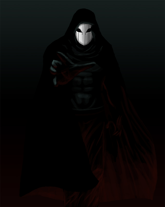 A creepy hooded smile Poster for Sale by Neonyx2020  Redbubble
