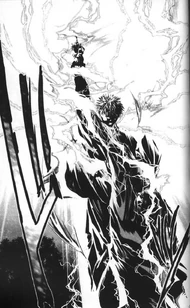 Kenji initiating Raijin.