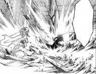 Kenji upturning the earth.