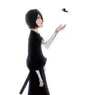 Rukia with a Hell Butterfly.
