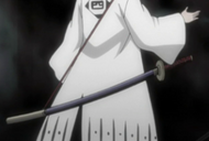 Unohana holding her Zanpakuto