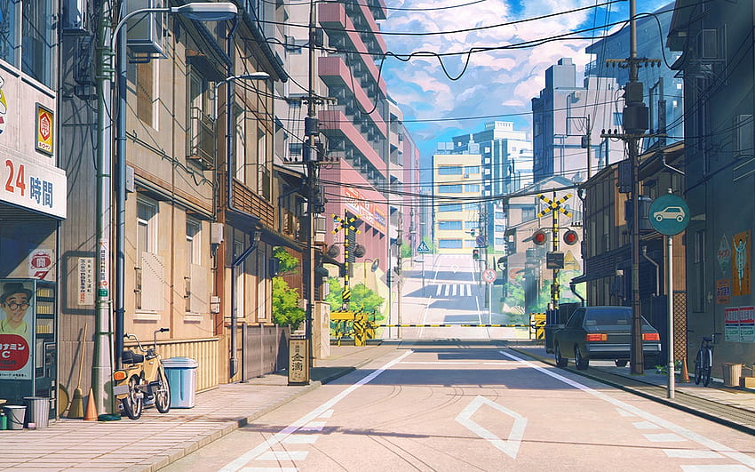 peaceful anime village,, beautiful, artstation | Stable Diffusion