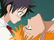 Кон собирается поцеловать Тацуки