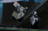 Inaba attacks Hitsugaya.