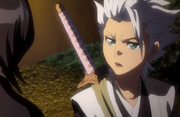 Hitsugaya tells Rukia to not worry about the party.