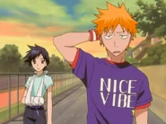 Ичиго извиняется за выходки своего отца