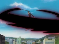 Enhanced Getsuga Tenshō (Kuroi Getsuga).