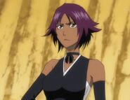 Yoruichi as captain of the 2nd Division.