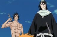 Byakuya & Kenpachi Arrive