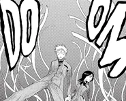 Ичиго использует духовные нити, чтобы найти Юичи Шибату и Ясутору Садо.