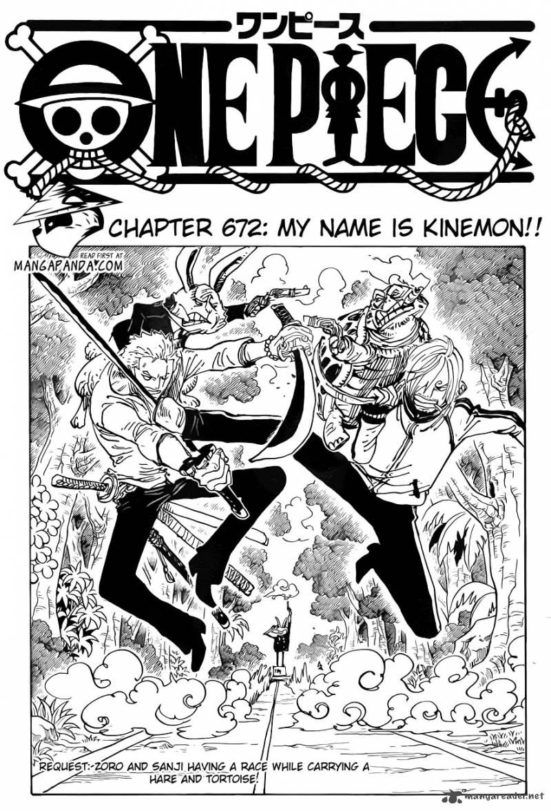 One Piece Chapter 672 My Name Is Kinemon Bleach Story Role Play Wiki Fandom