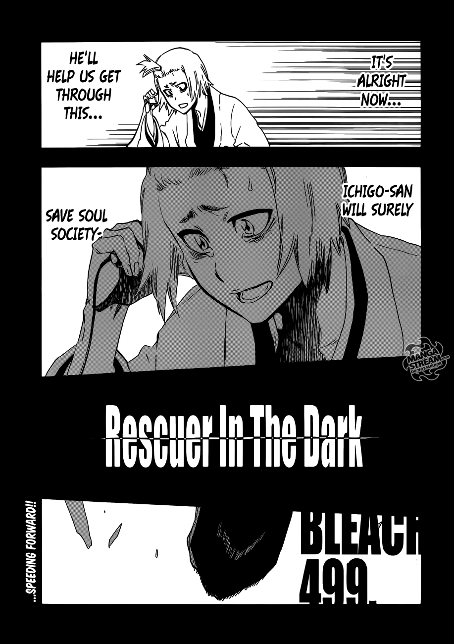 Bleach Chapter 499. Rescuer In The Dark Bleach Story RolePlay Wiki