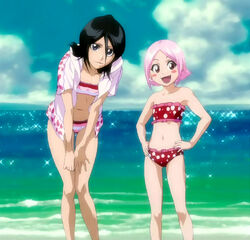 Yachiru Kusajishi and Rukia Kuchiki Bikini.jpg