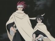 Renji und Rukia in Hueco Mundo