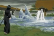 Rukia kämpt gegen ihr Zanpakuto