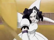 Cirucci schwingt ihr Zanpakuto