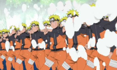 The Naruto Fandom. —  Shuriken Kage Bunshin!