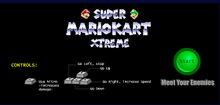 Super Mario Kart XTreme - launching screen shut.png
