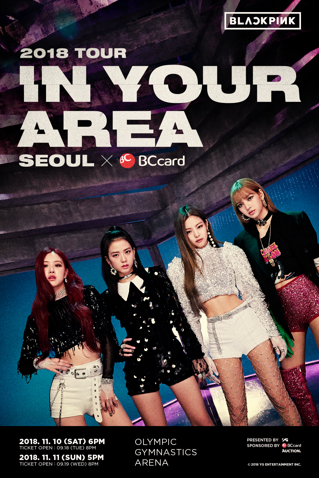 BLACKPINK 2018 Tour (In Your Area) Seoul x BC Card, BLACK PINK Wiki