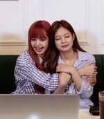 Lisa hugging Jennie 2017