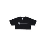 How You Like That Cropped T-Shirts Melting Heart Black