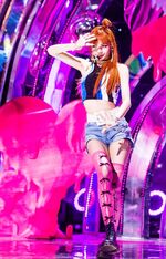 Lisa As If It's Your Last Inkigayo 170625 2